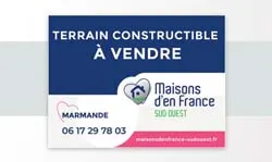 Pancarte terrain a vendre