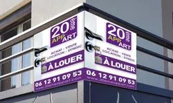 Panneau a louer en v