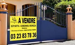 Panneau a vendre notaire