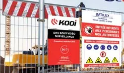 Panneau chantier interdit au public
