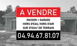 Panneau immobilier personnalisable