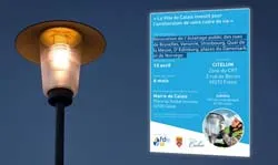 Panneu d affichage legal pour marche public