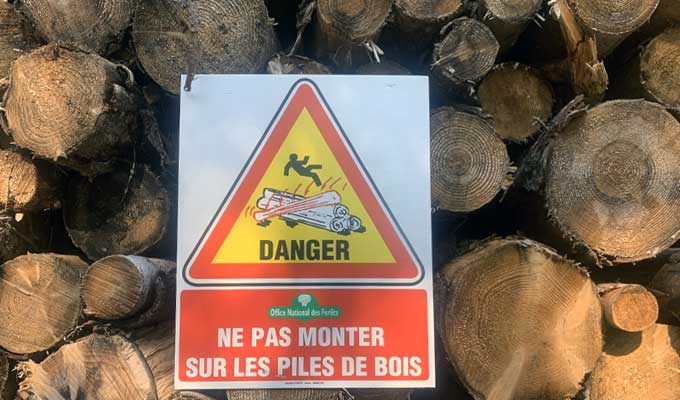 Panneau forestier danger akylux signalisation prévention