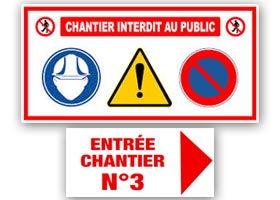 panneaux de chantier panneaux de chantier