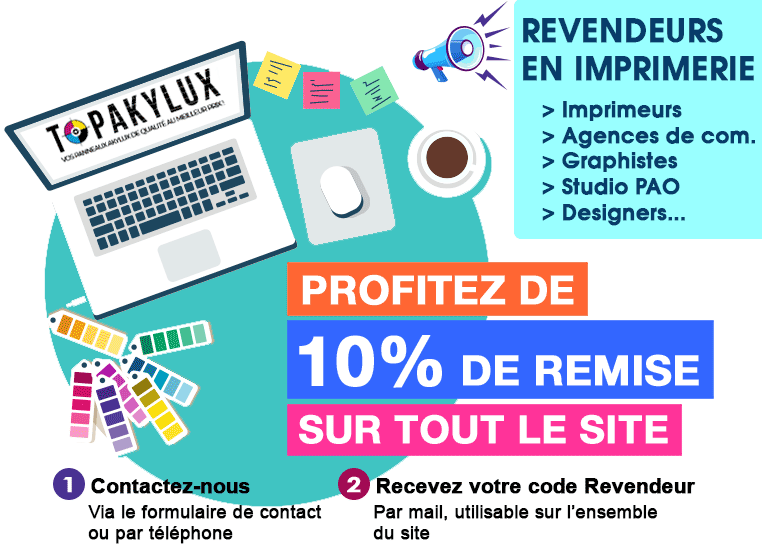 Revendeur en imprimerie de panneaux akylux, panneaux immobilier, pancartes de chantier, etc Devenez revendeur en akylux, -10% de remise immédiate